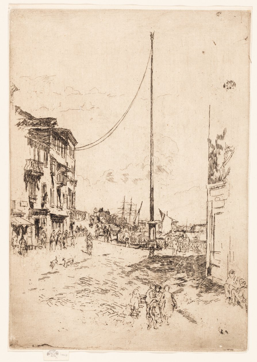 Den lilla masten av James Abbott McNeill Whistler