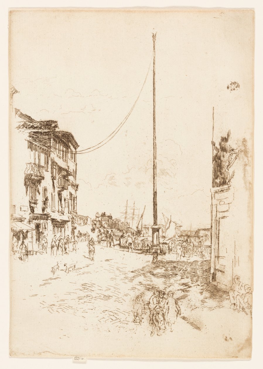 Den lilla masten av James Abbott McNeill Whistler