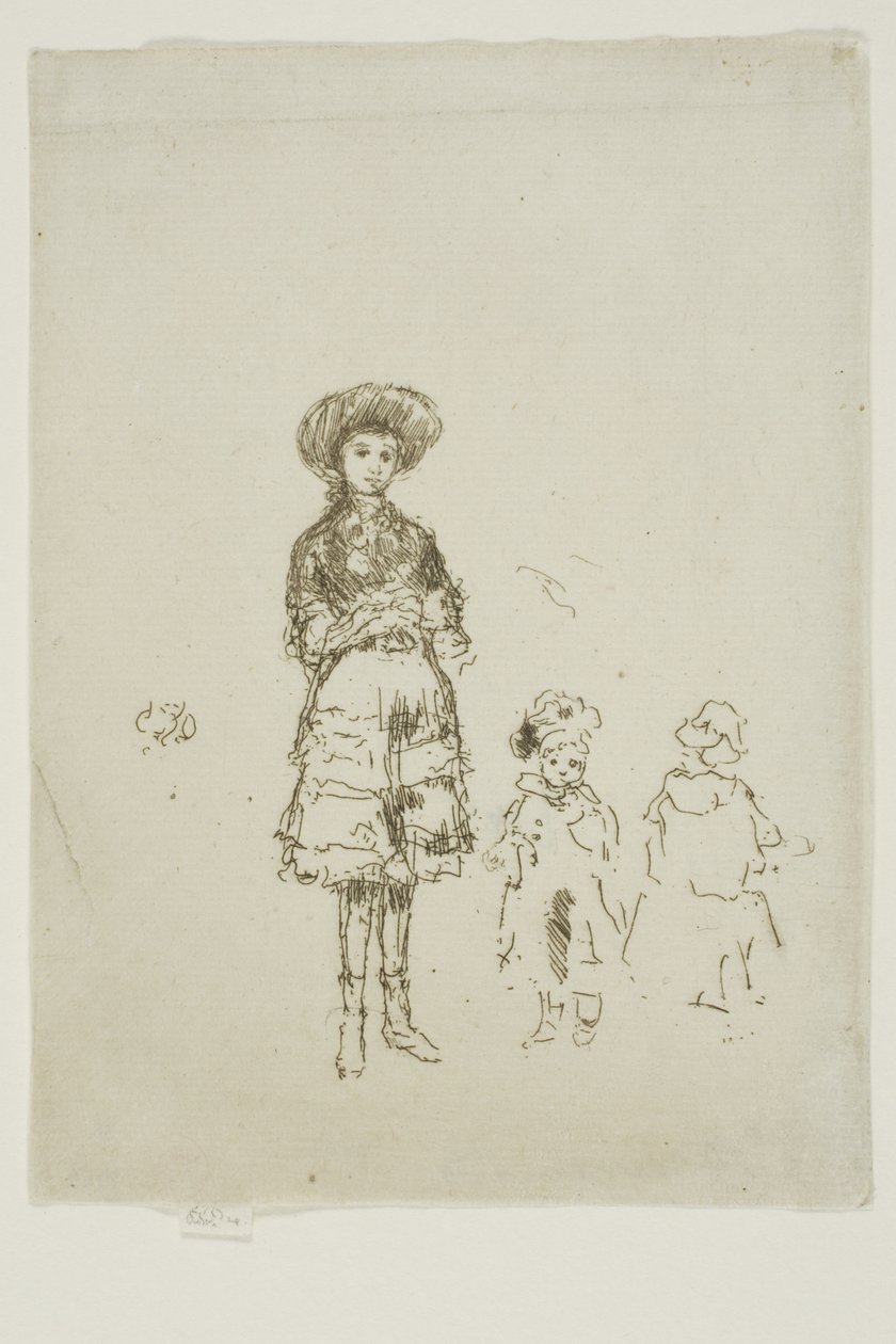 Den lilla sjuksköterskan, Greys Inn av James Abbott McNeill Whistler