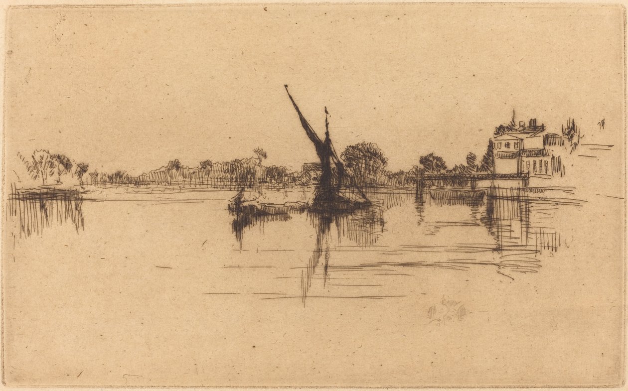 The Little Putney, No.II av James Abbott McNeill Whistler