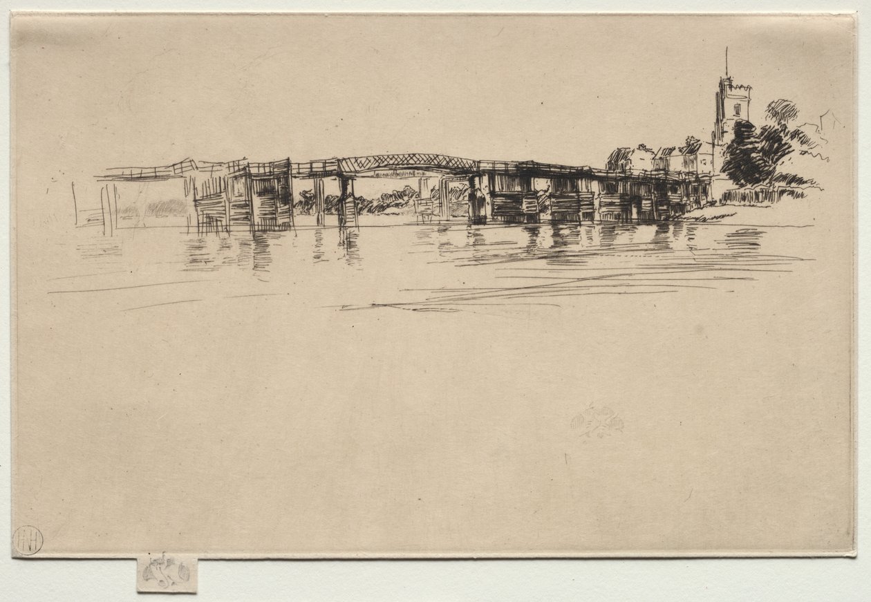 The Little Putney, nr 1 av James McNeill Whistler