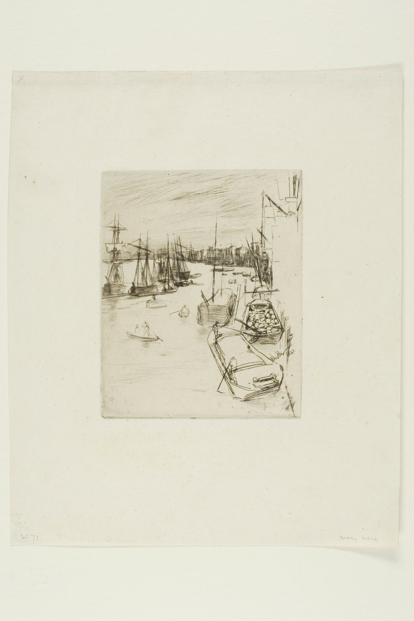 Den lilla Rotherhithe av James Abbott McNeill Whistler