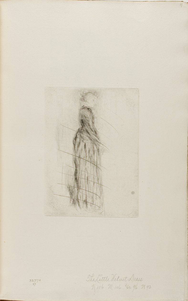 Den lilla sammetsklänningen av James Abbott McNeill Whistler