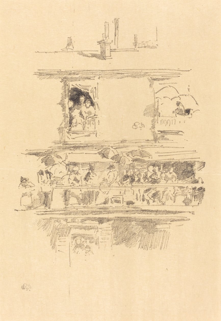 Den långa balkongen av James Abbott McNeill Whistler