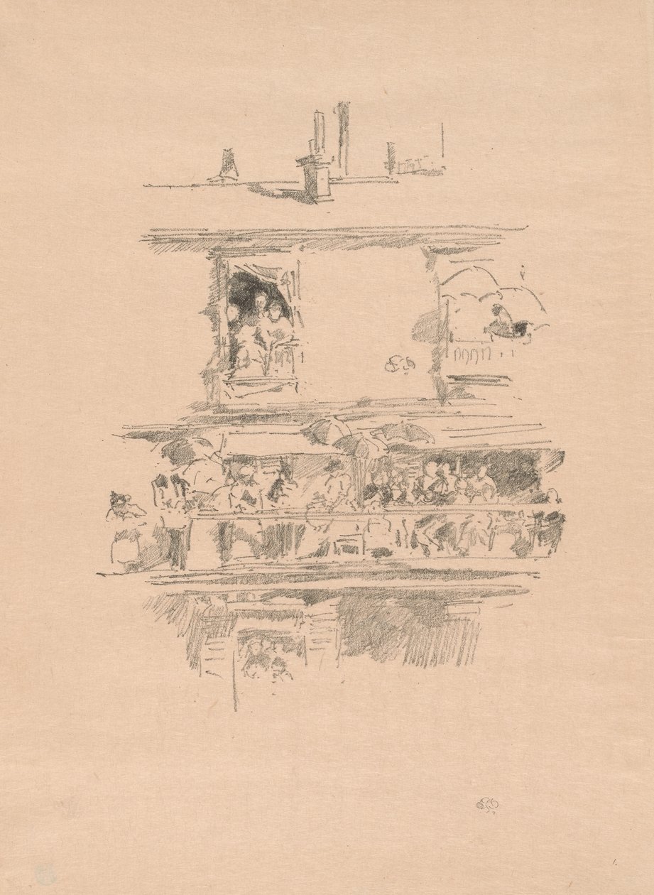 Den långa balkongen av James McNeill Whistler