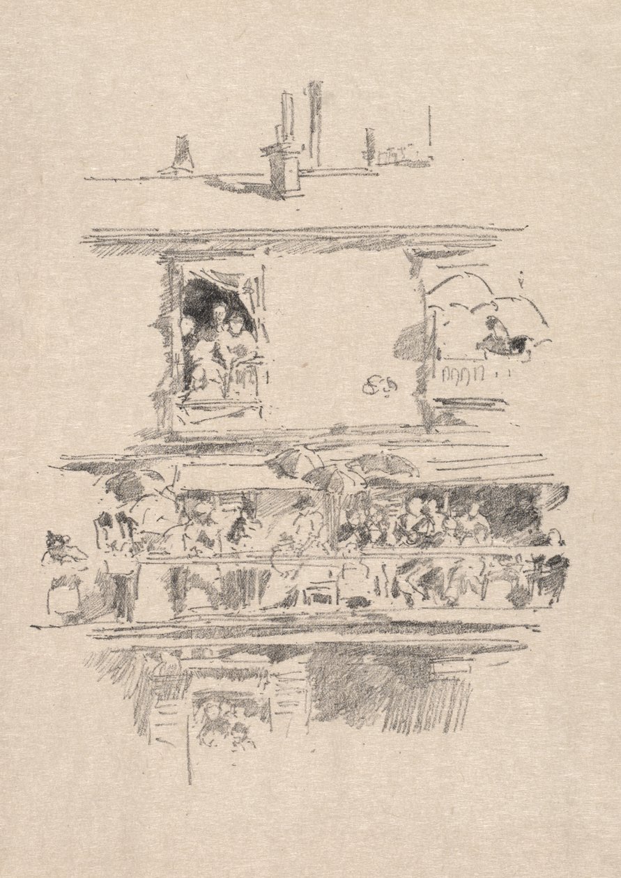 Den långa balkongen av James McNeill Whistler