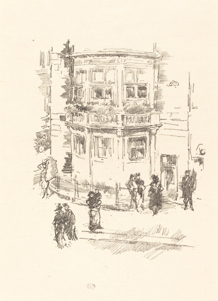 Chefens fönster, Gaiety Theatre av James Abbott McNeill Whistler