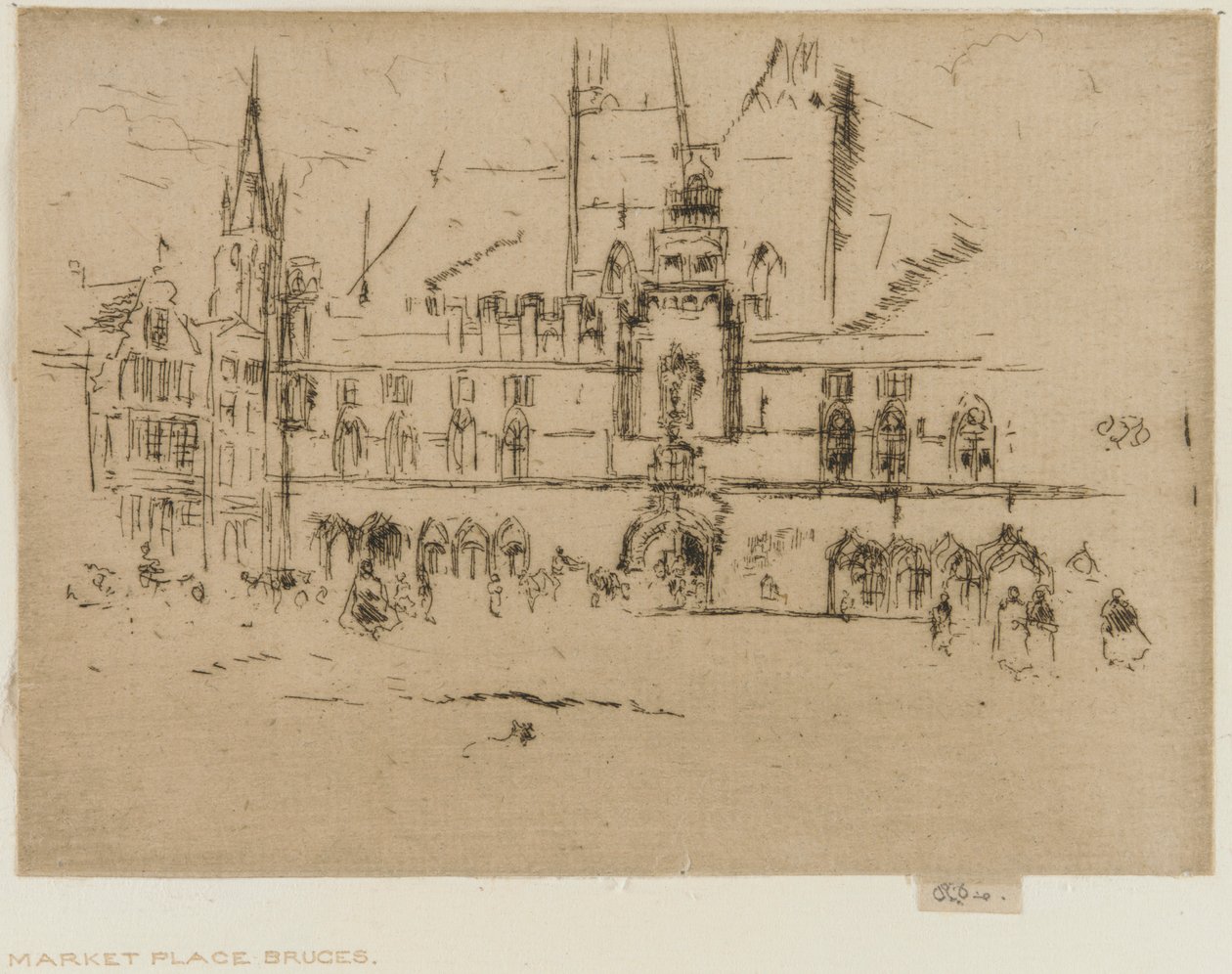 Marknaden, Brygge av James Abbott McNeill Whistler