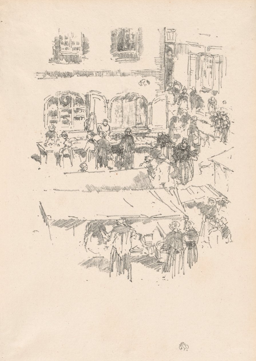 Marknaden, Vitre av James Abbott McNeill Whistler