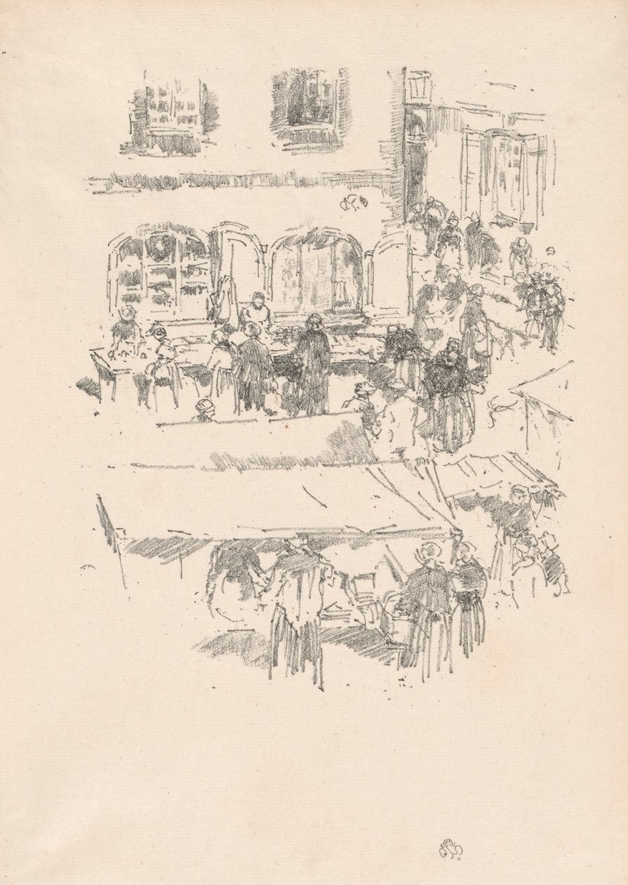 Marknaden, Vitre av James McNeill Whistler