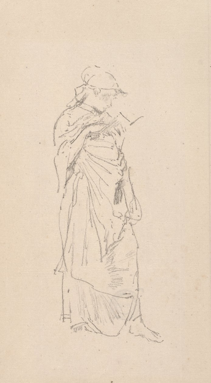 Romanen - läsande flicka av James McNeill Whistler