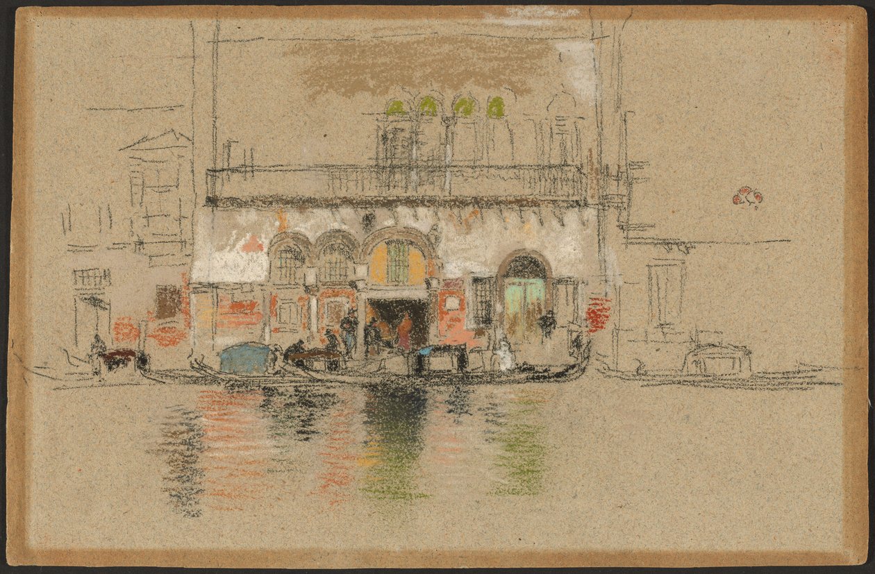 Palatset; vitt och rosa av James Abbott McNeill Whistler