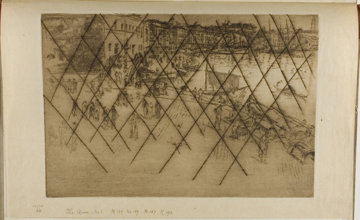 Riva av James Abbott McNeill Whistler