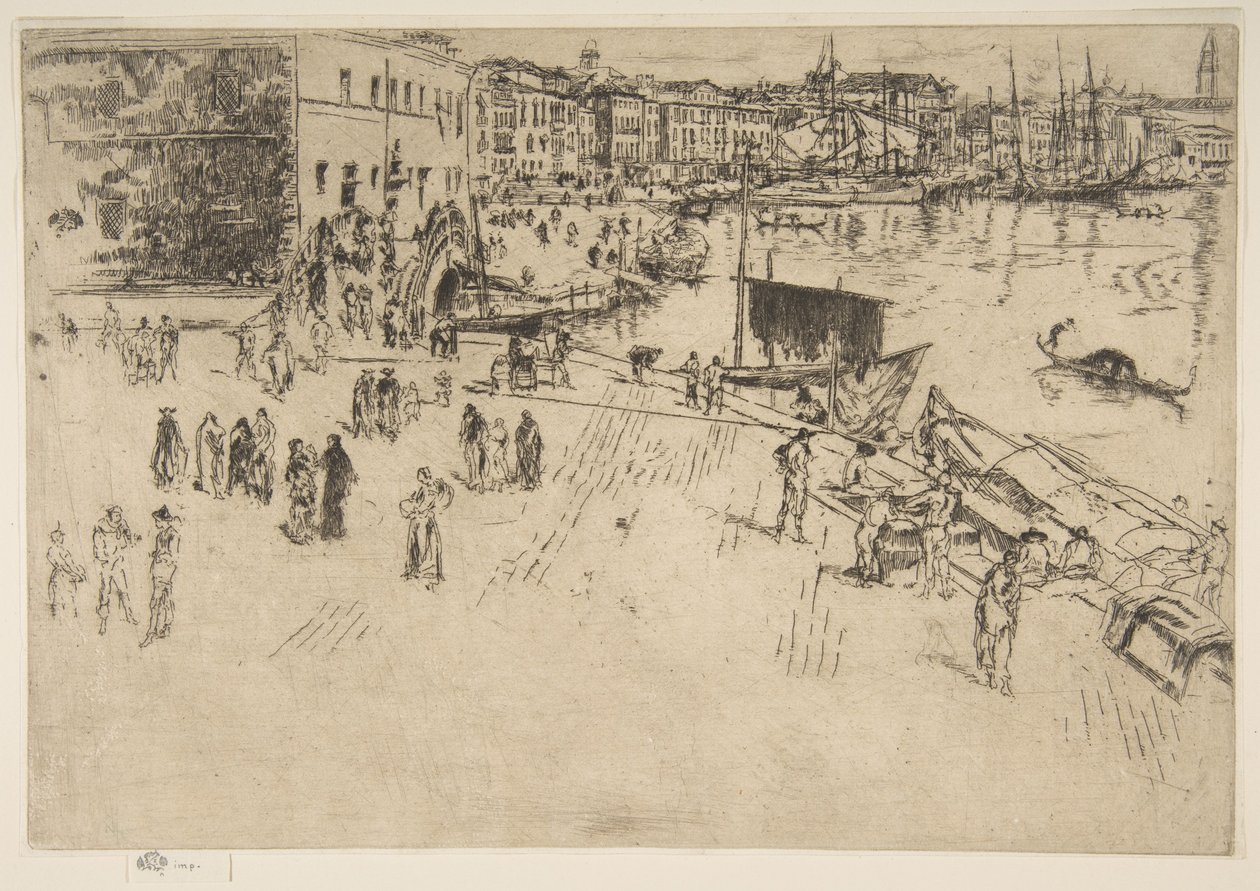 Riva, nr 1 av James McNeill Whistler