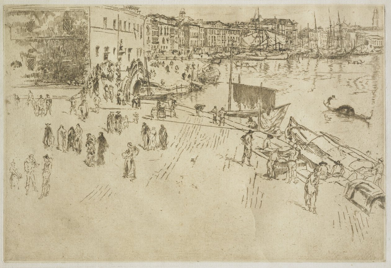 Riva, nr 1 av James McNeill Whistler