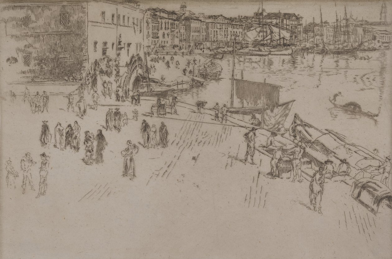 Riva, nr 1 av James McNeill Whistler