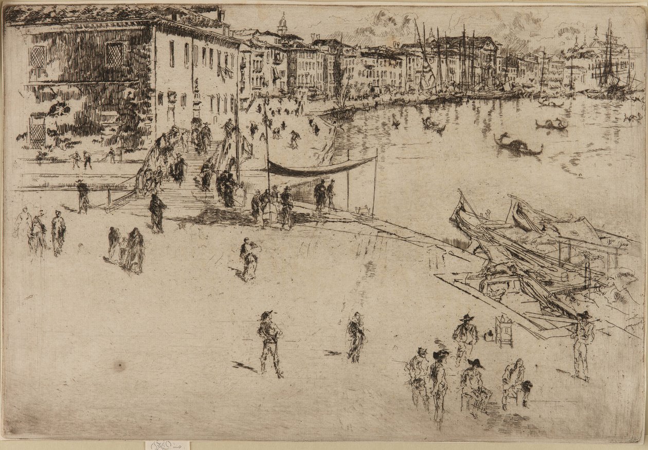 The Riva, nr 2 av James Abbott McNeill Whistler