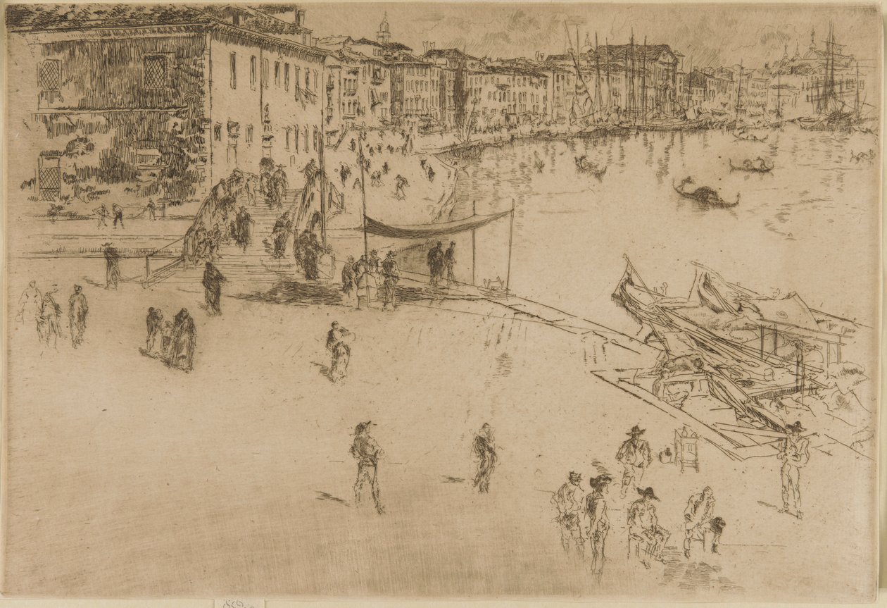 The Riva, nr 2 av James Abbott McNeill Whistler