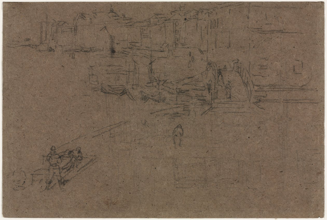 Riva, Venedig av James McNeill Whistler
