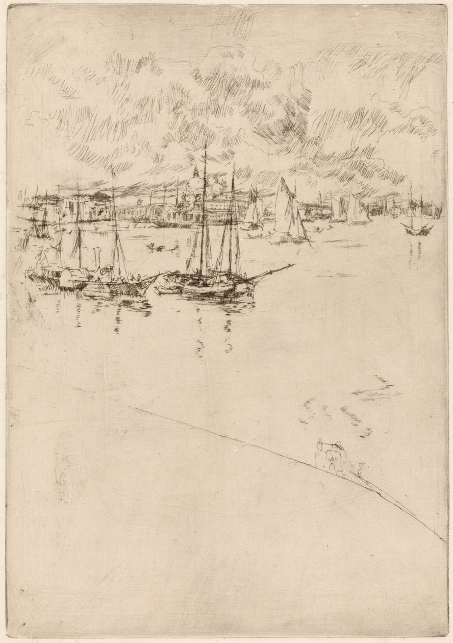 Ångbåten, Venedig av James Abbott McNeill Whistler