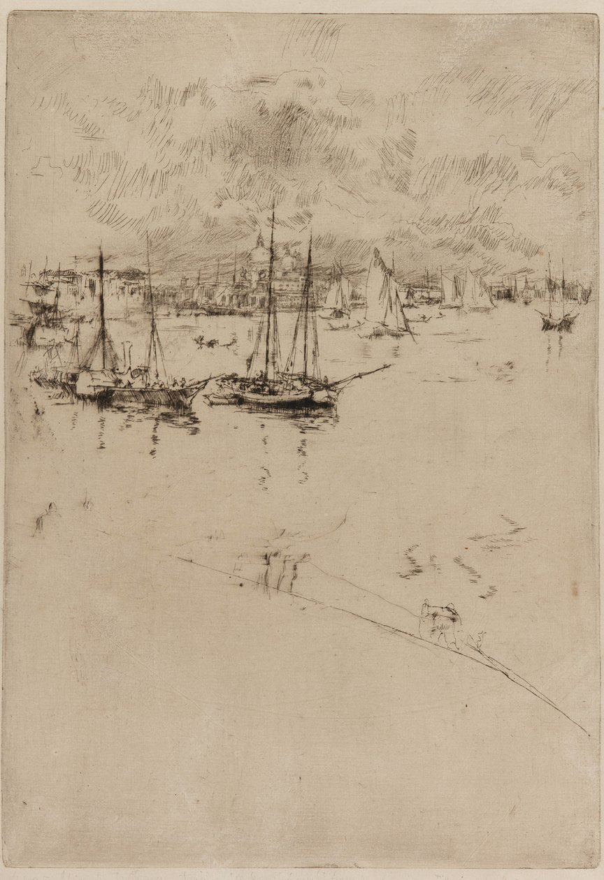 Ångbåten, Venedig av James Abbott McNeill Whistler