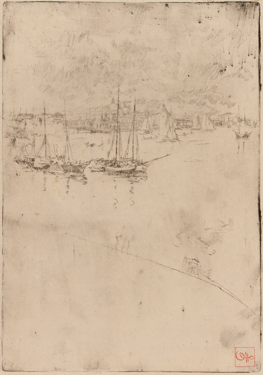 Ångbåten, Venedig av James Abbott McNeill Whistler