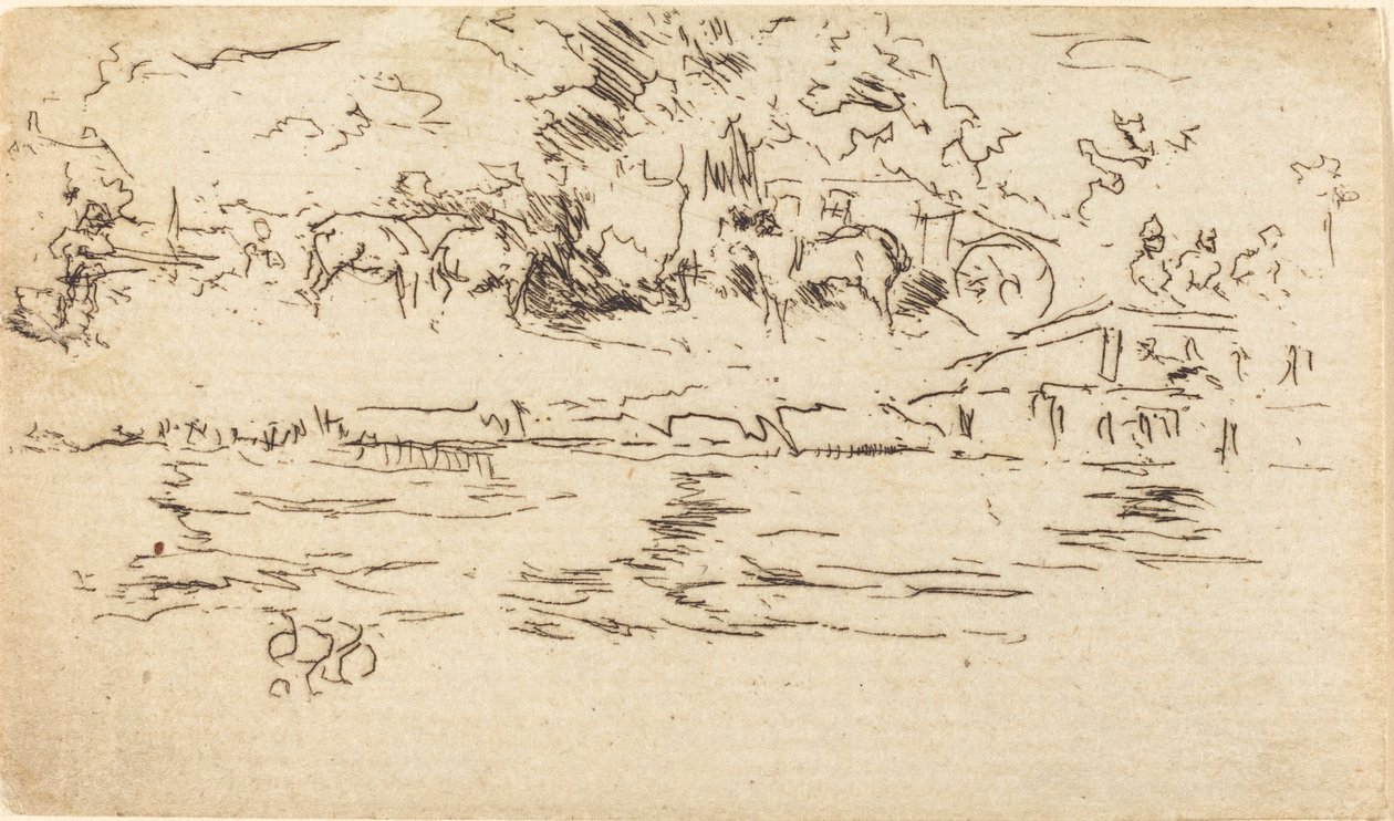 Bogserbanan av James Abbott McNeill Whistler