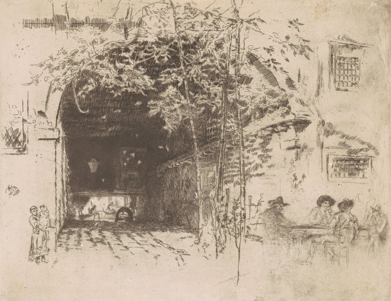 Färjan, nr 2 av James Abbott McNeill Whistler