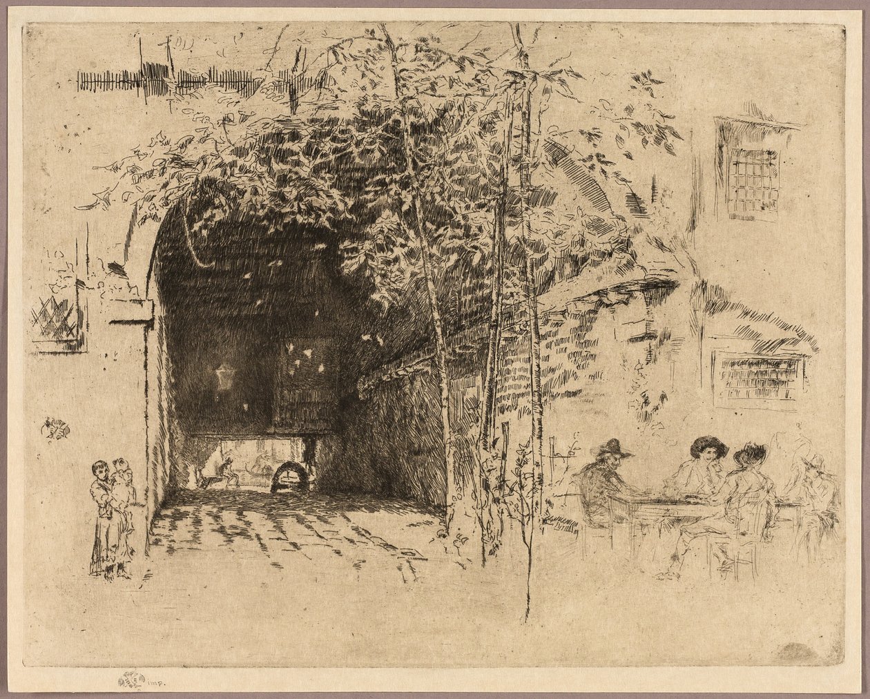 Färjan, nr 2 av James Abbott McNeill Whistler