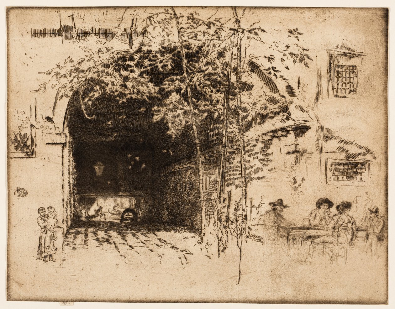 Färjan, nr 2 av James Abbott McNeill Whistler
