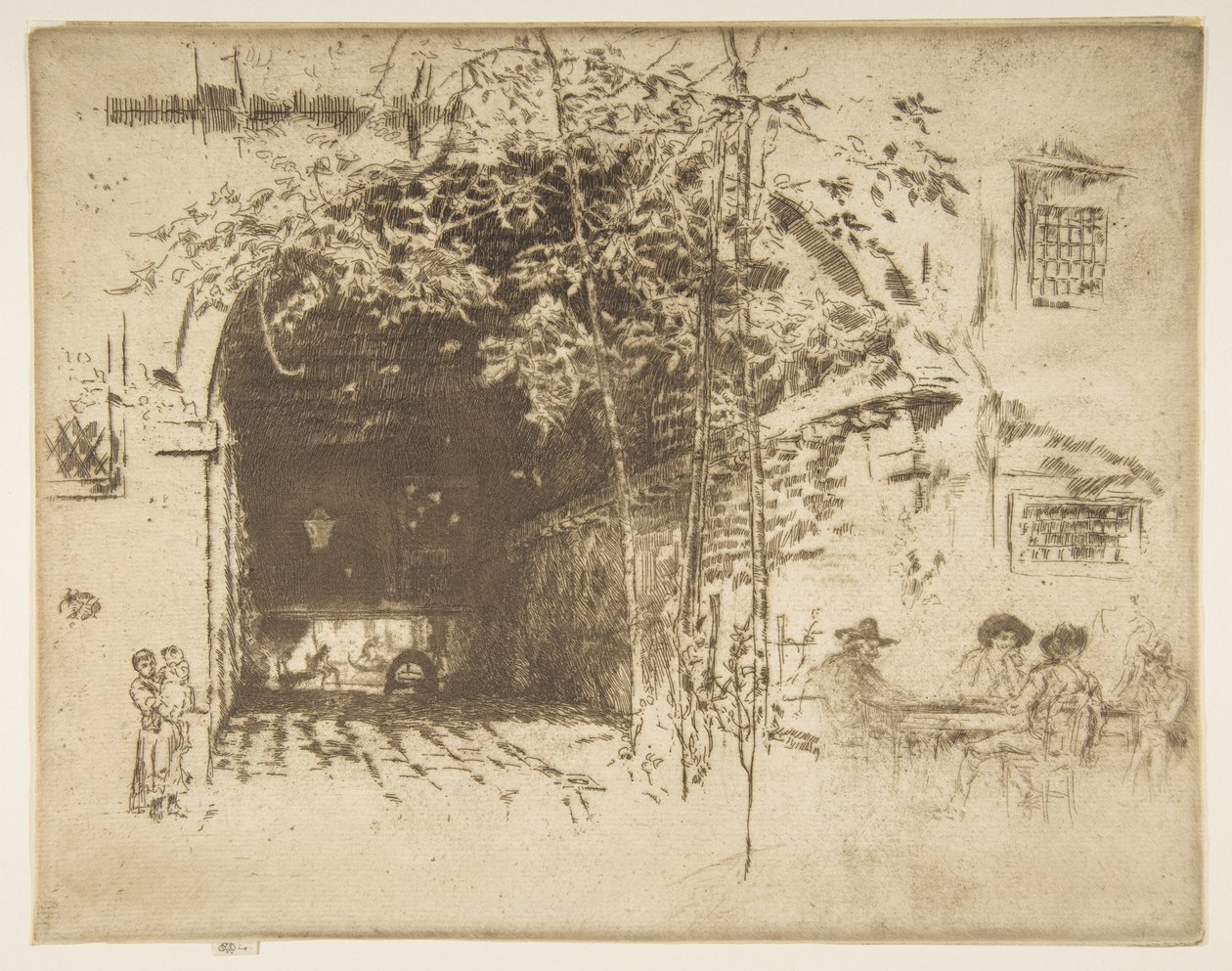 The Traghetto, nr 2 av James McNeill Whistler