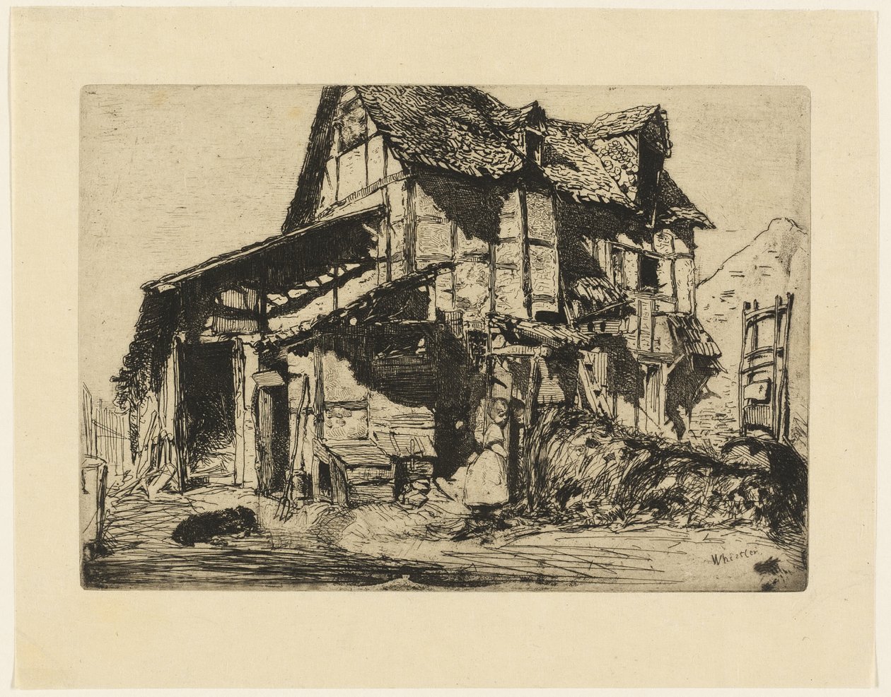 Den osäkra hyresgården av James Abbott McNeill Whistler