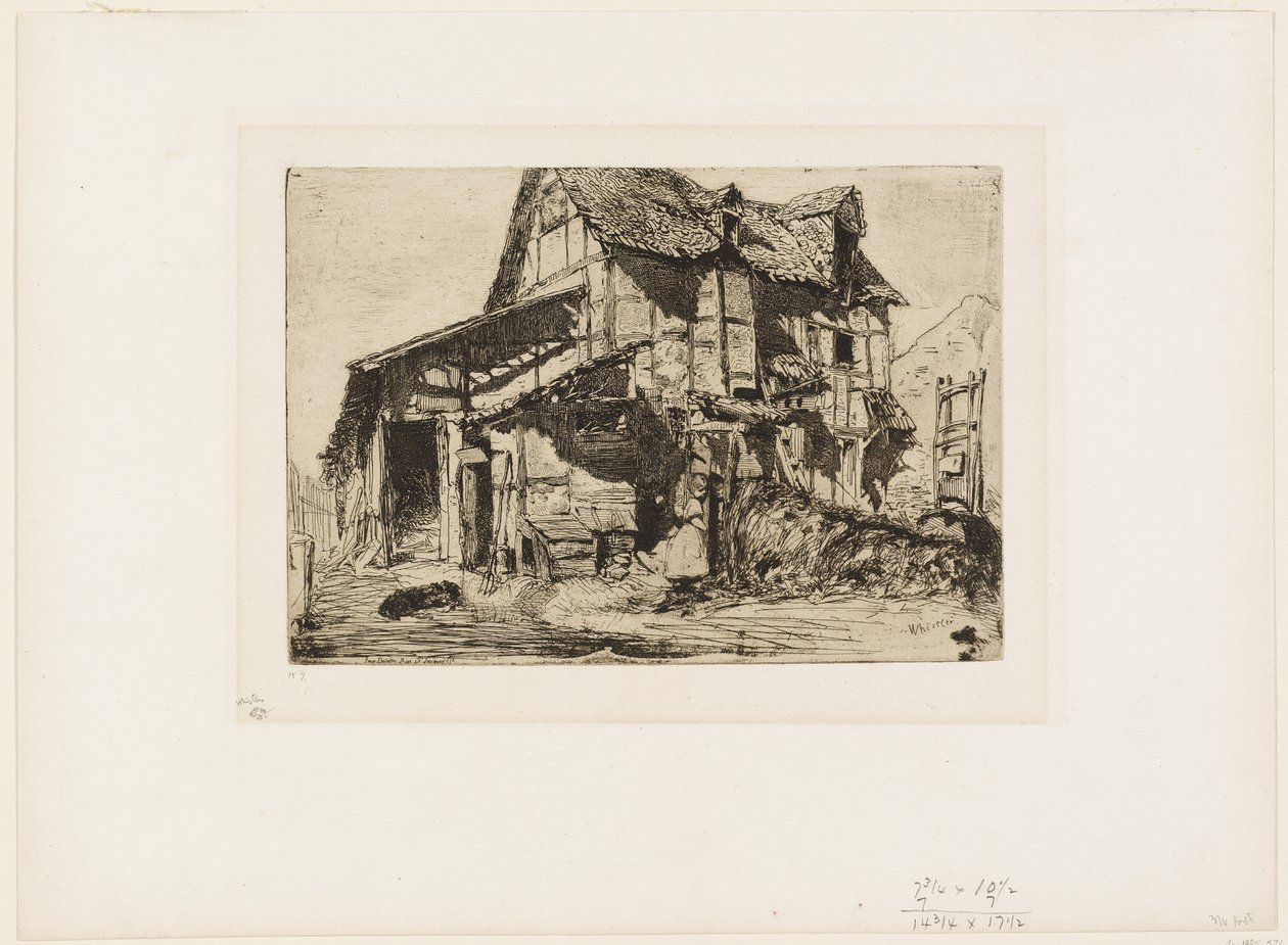 Den osäkra hyresgården av James Abbott McNeill Whistler