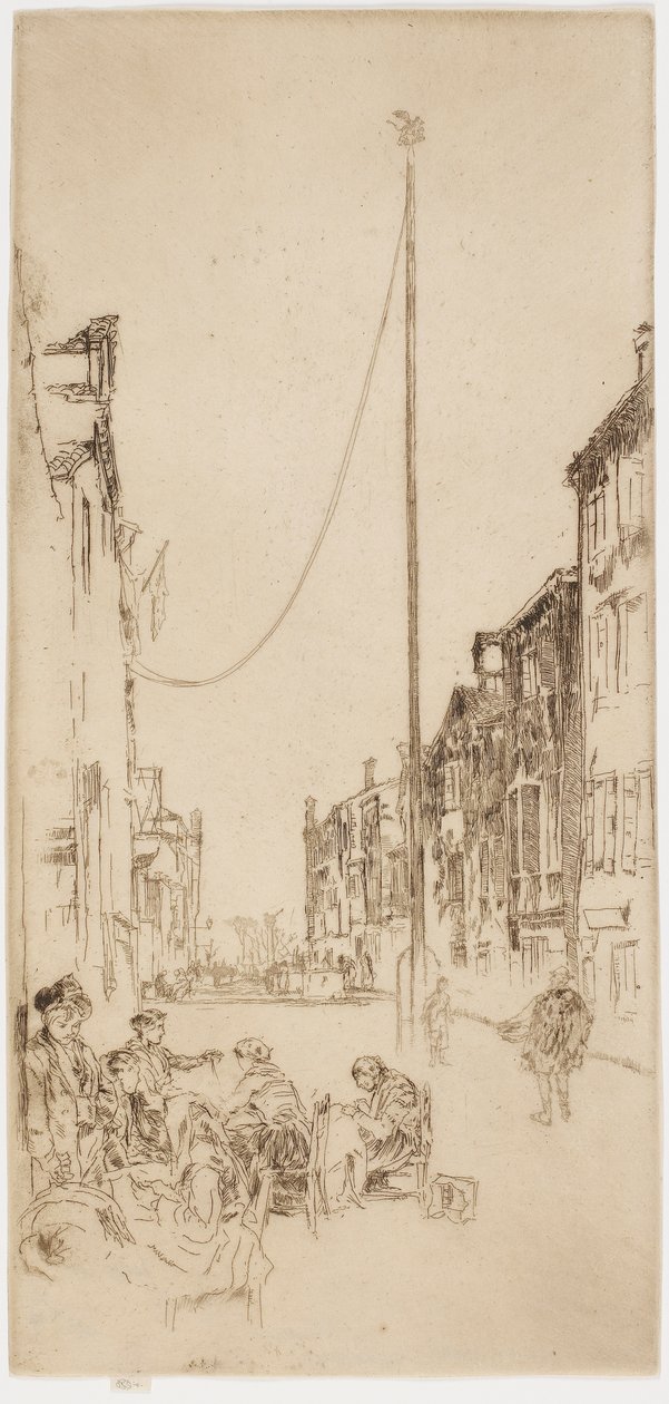 Den venetianska masten av James Abbott McNeill Whistler