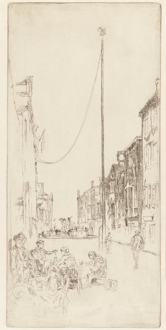 Den venetianska masten av James Abbott McNeill Whistler