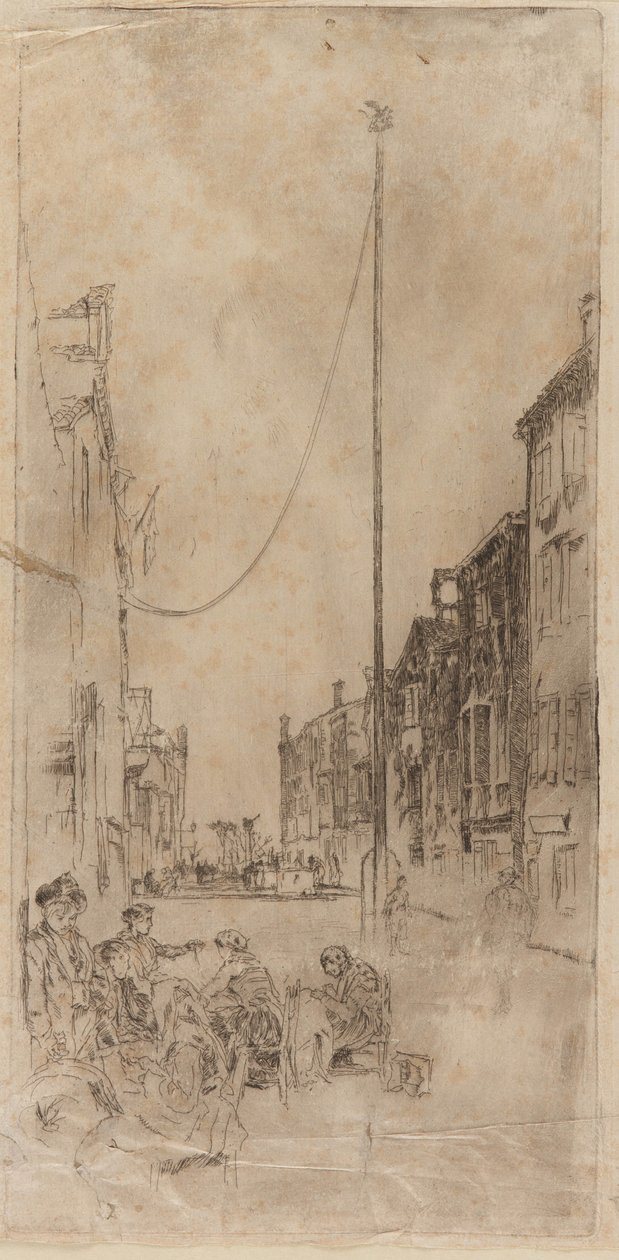 Den venetianska masten av James Abbott McNeill Whistler