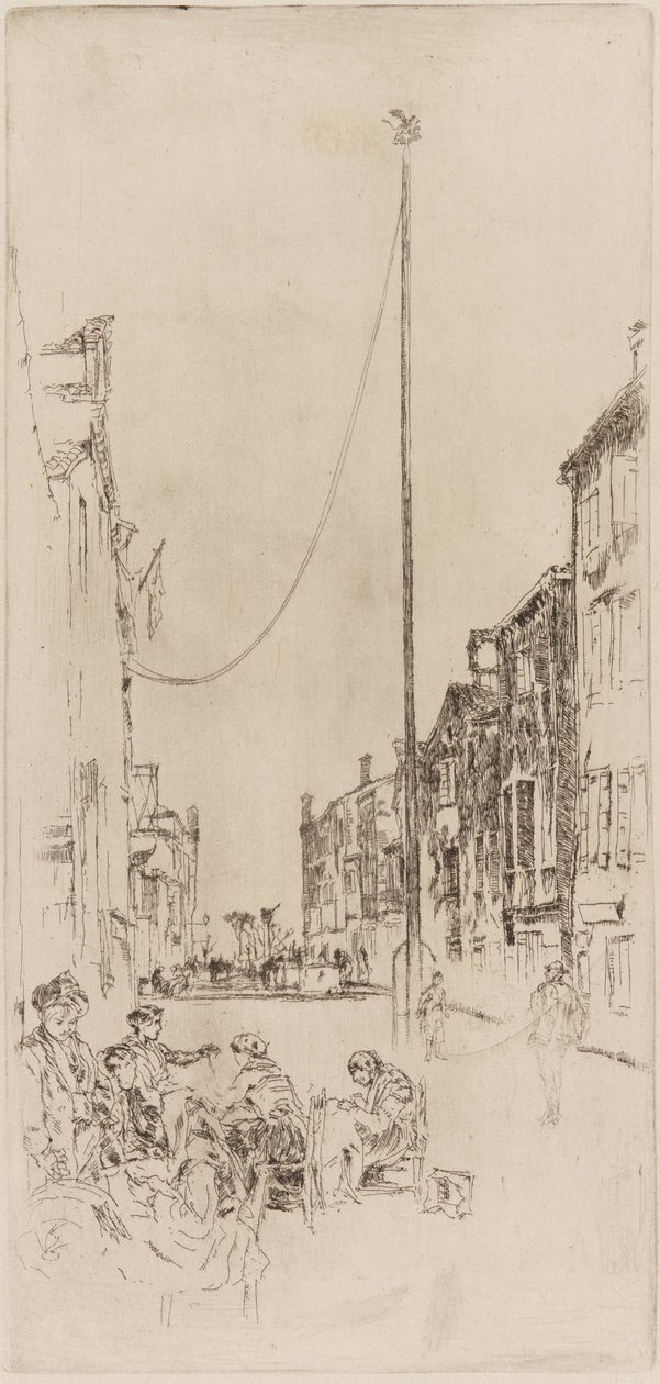 Den venetianska masten av James Abbott McNeill Whistler