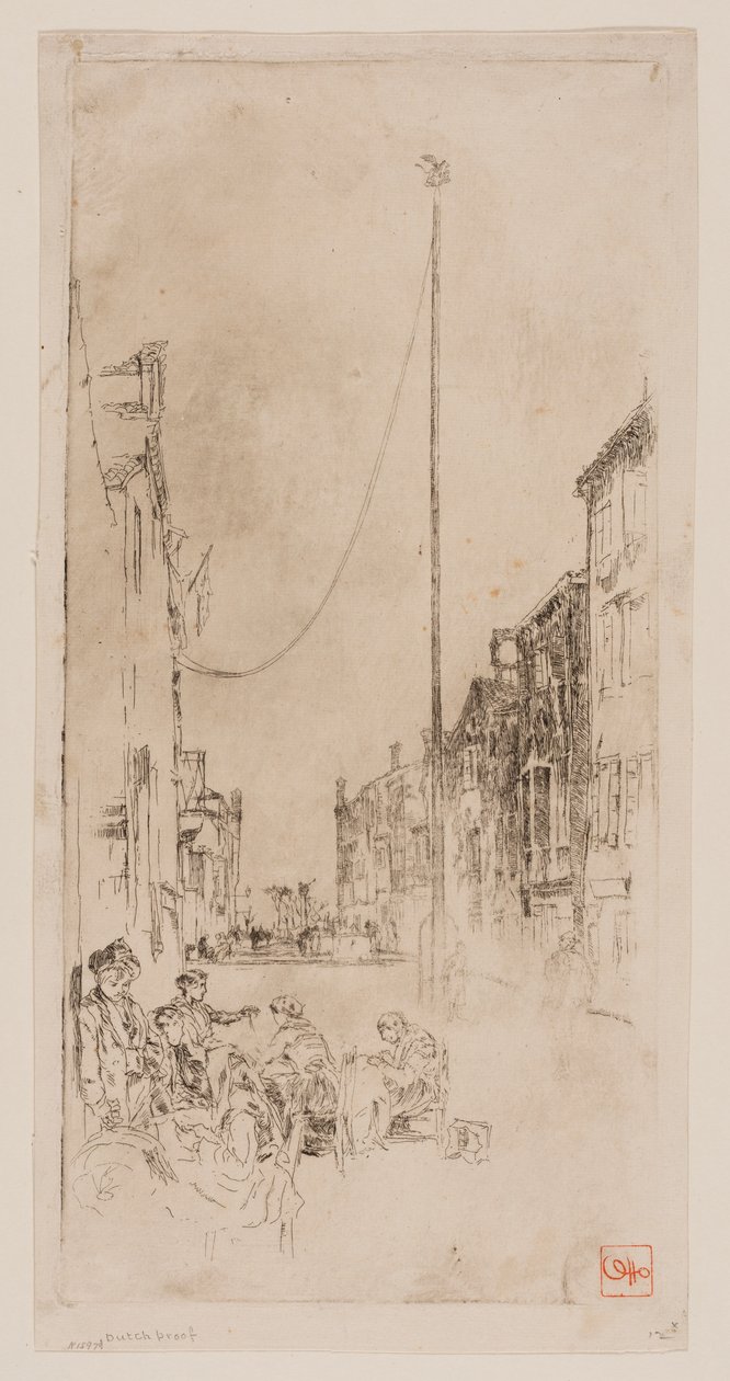 Den venetianska masten av James Abbott McNeill Whistler