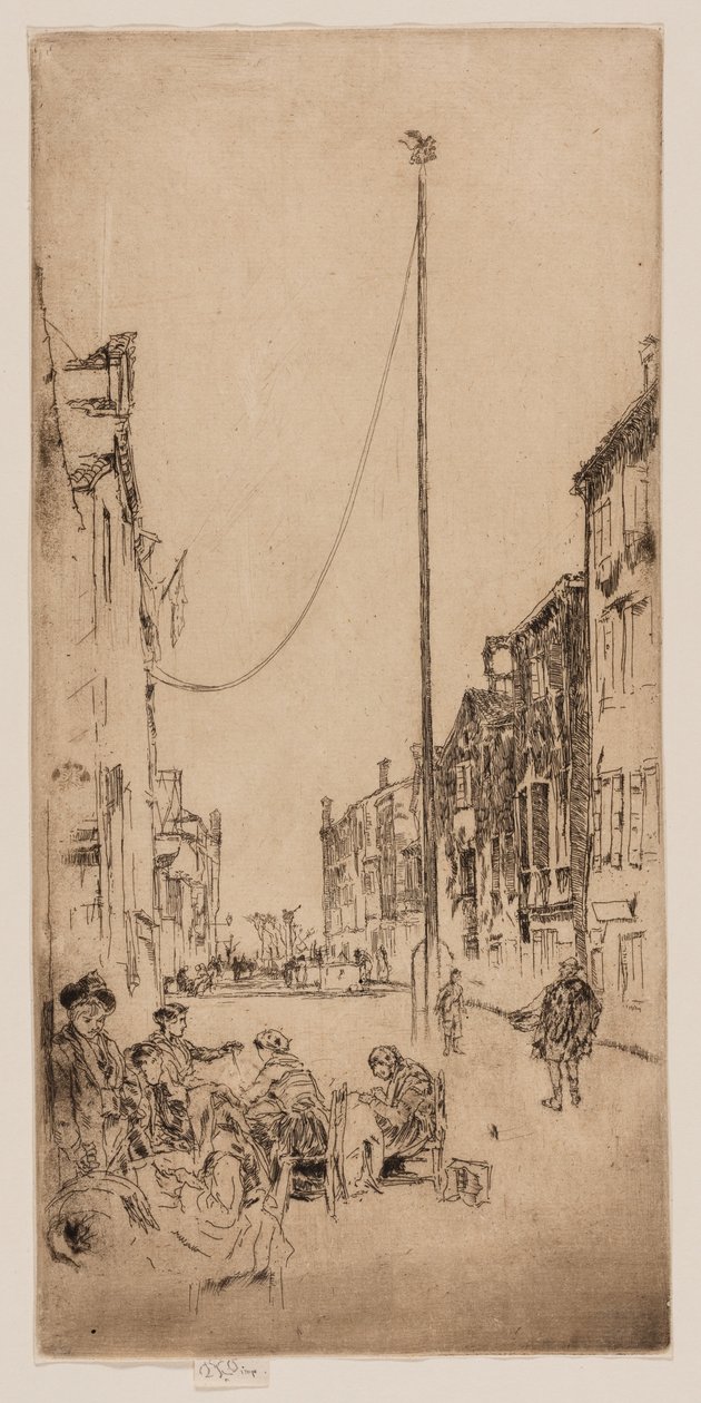 Den venetianska masten av James Abbott McNeill Whistler