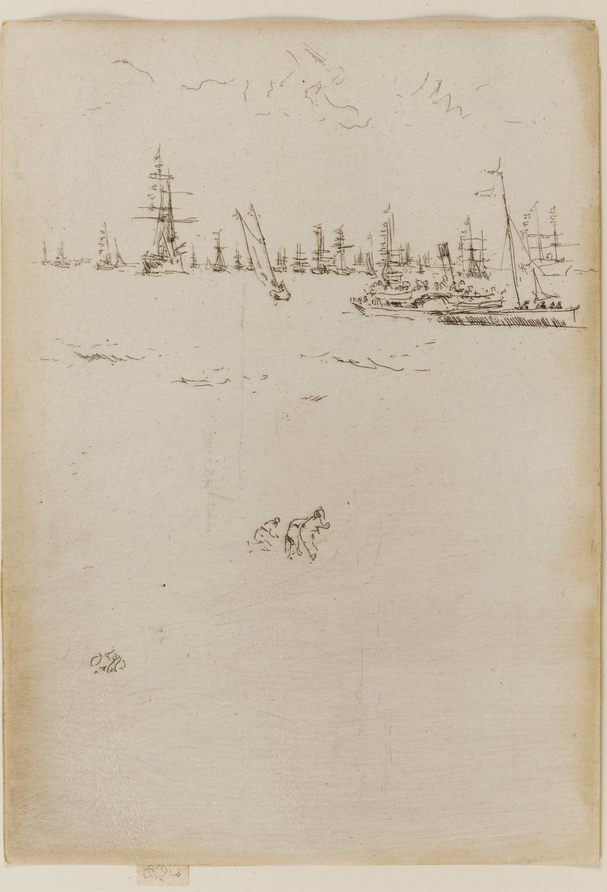 Besöksbåten av James Abbott McNeill Whistler