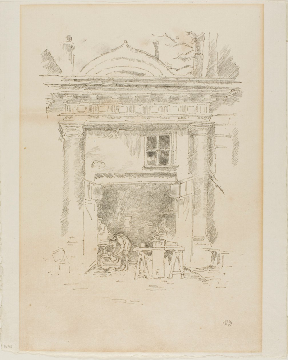 Vitsmederna, Impasse des Carmélites av James McNeill Whistler