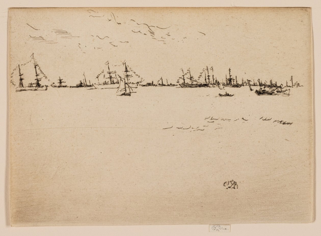 Trupptransportfartyg av James McNeill Whistler