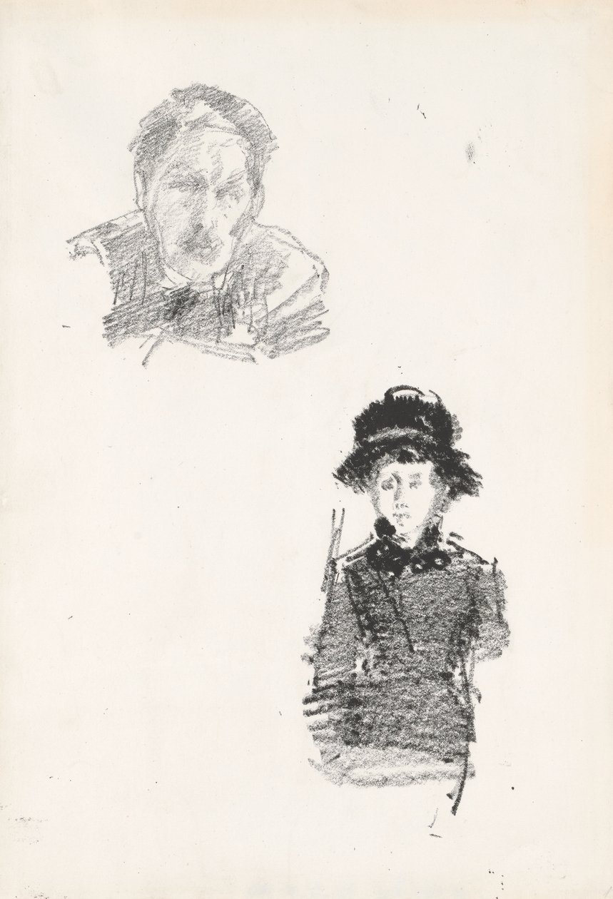 Två skisser av James McNeill Whistler