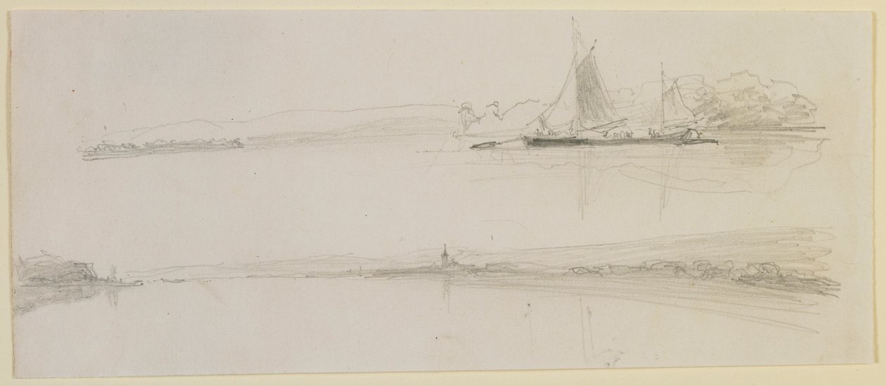Två scener på en flod av James Abbott McNeill Whistler