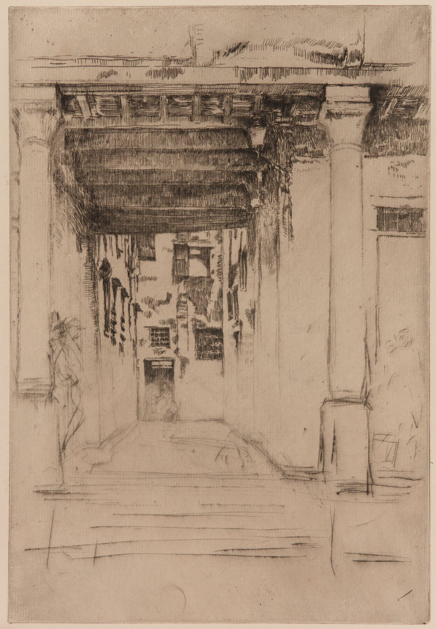 Venetianska domstolen av James Abbott McNeill Whistler
