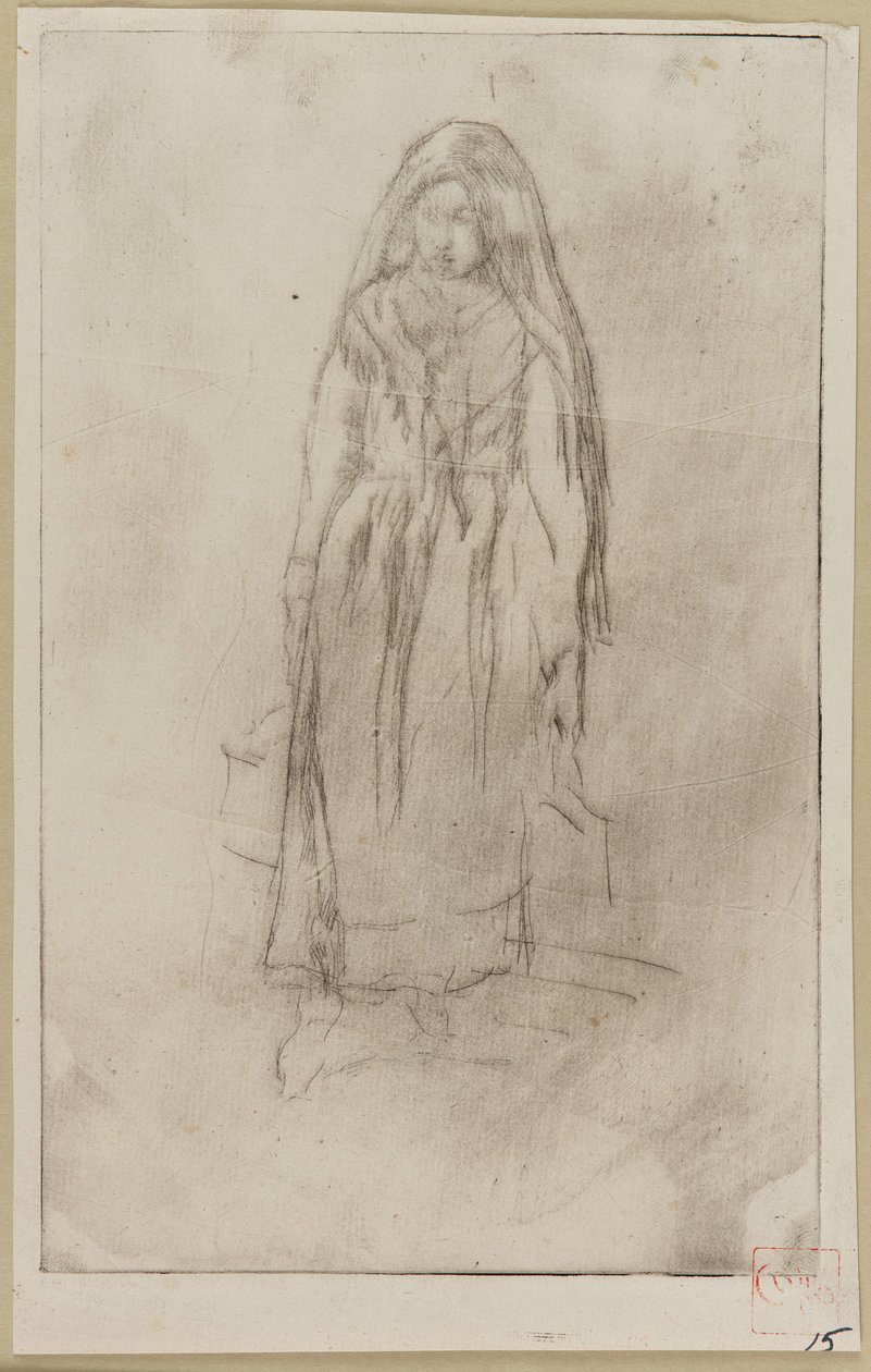 Venetiansk vattenbärare av James Abbott McNeill Whistler