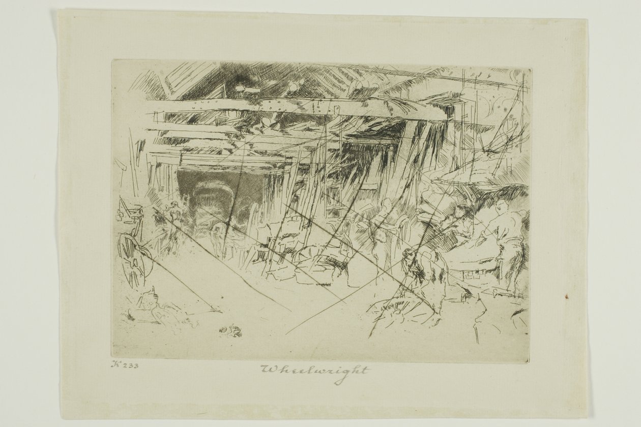 Wheelwright av James Abbott McNeill Whistler