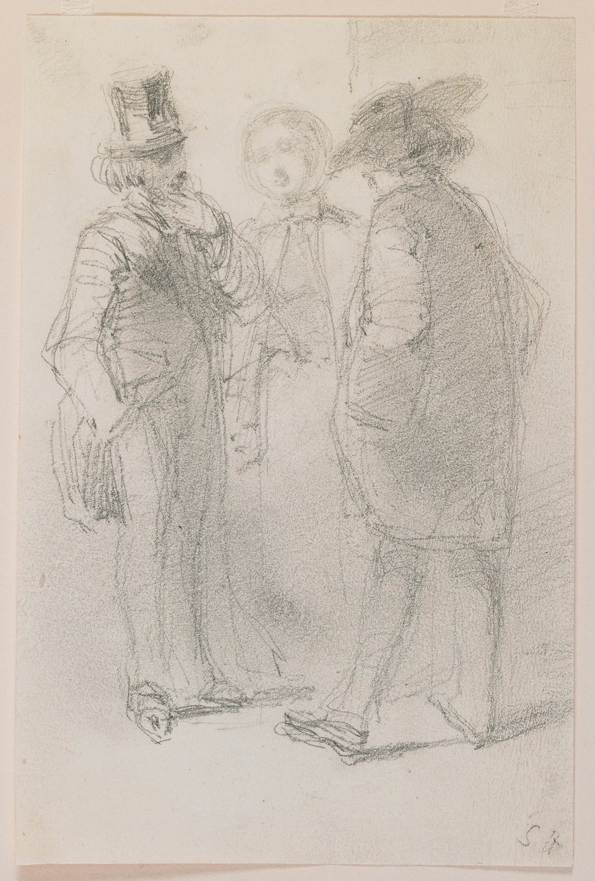 Whistler med vänner av James Abbott McNeill Whistler