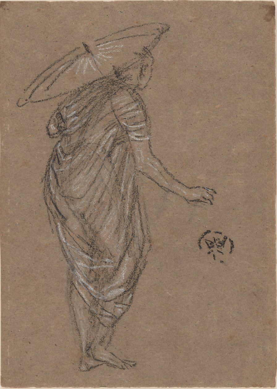 Kvinna med parasoll av James Abbott McNeill Whistler