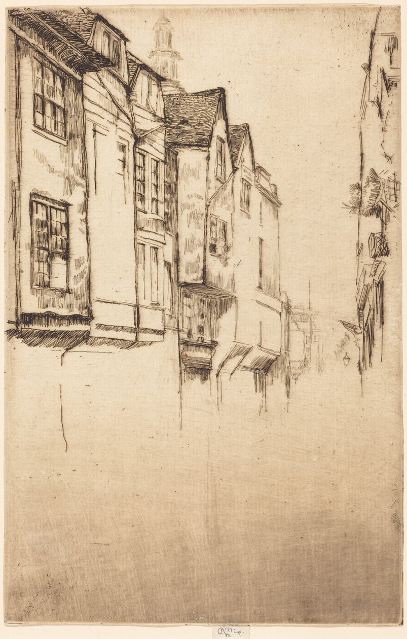 Wych Street av James McNeill Whistler